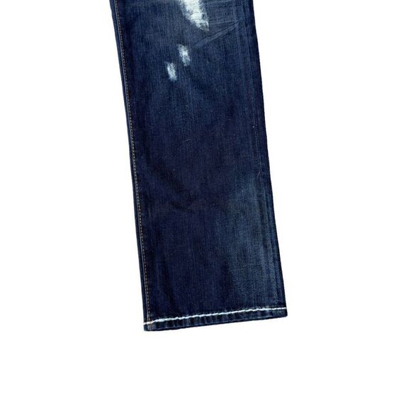 Ed Hardy Boyfriend Y2K Distressed Dagger Jeans Dark Wash Women's 29 - Picture 11 of 15